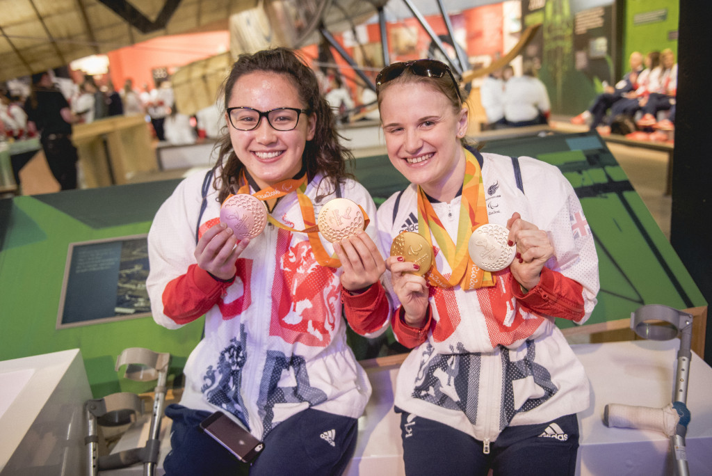 Picture of two Team GB medallists