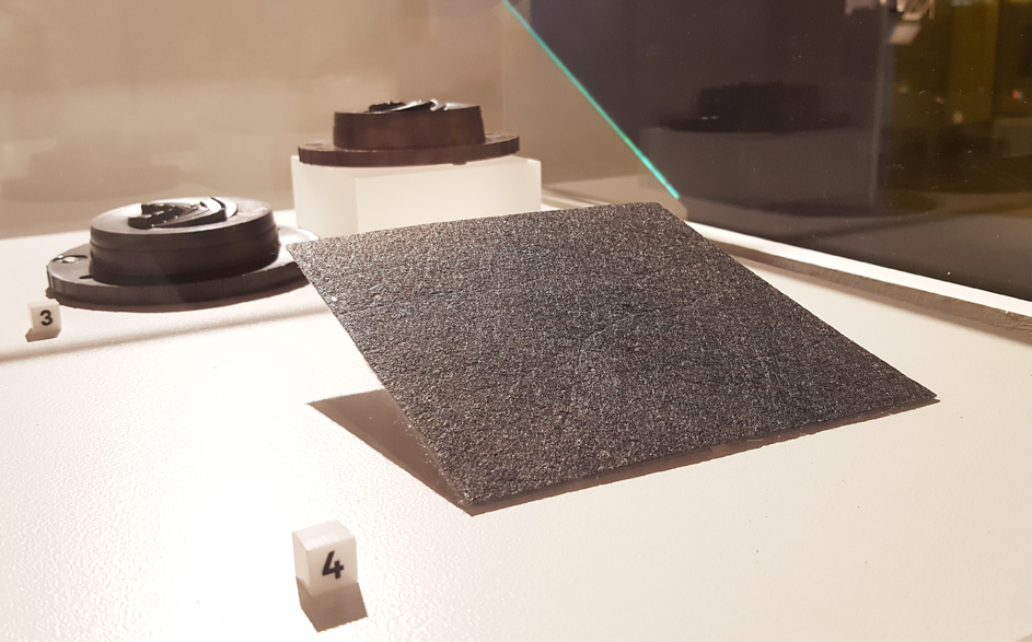 Picture of geotextile with imgne X3® graphene-based coating.