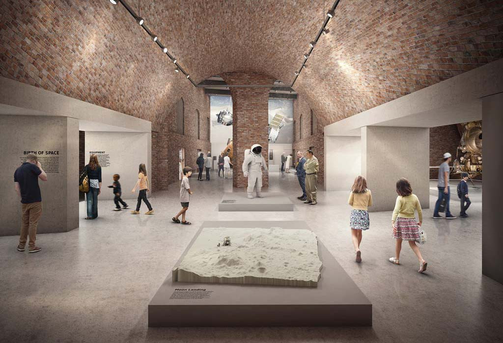 Picture of the proposed interior of MSI's Special Exhibition Gallery