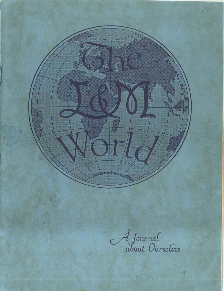 Picture of The L&M World, published in 1930 by the Linotype and Machinery Company