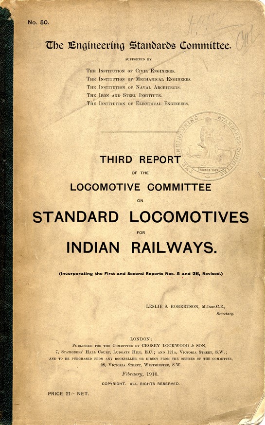 Cover of a Locomotive Committee report