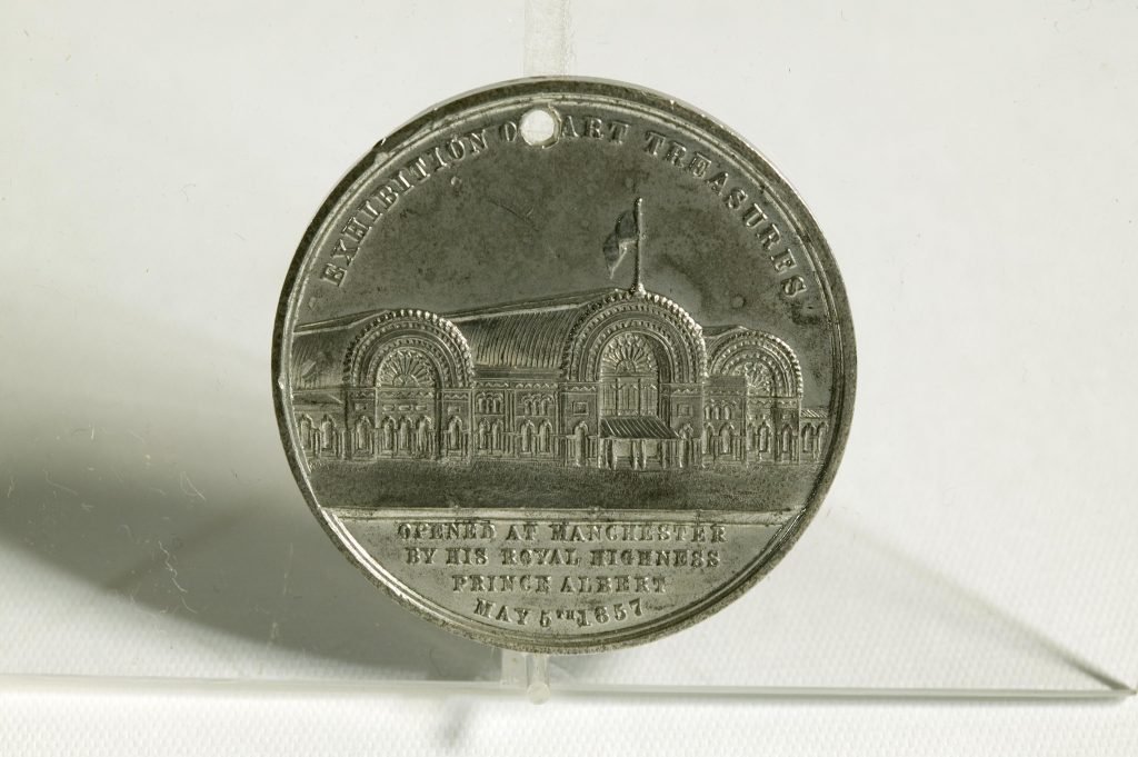Medal commemorating the 1857 Art Treasures Exhibition, 1857. © Museum of Science and Industry, Manchester / SSPL. Creative Commons BY-NC-SA