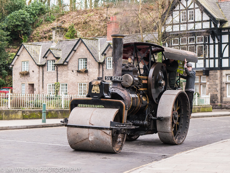 The Navigator traction engine on the open road