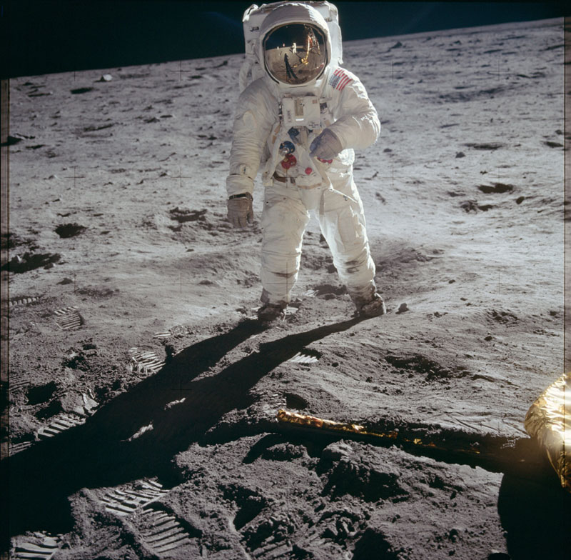 Buzz Aldrin on the Moon, 1969 © NASA