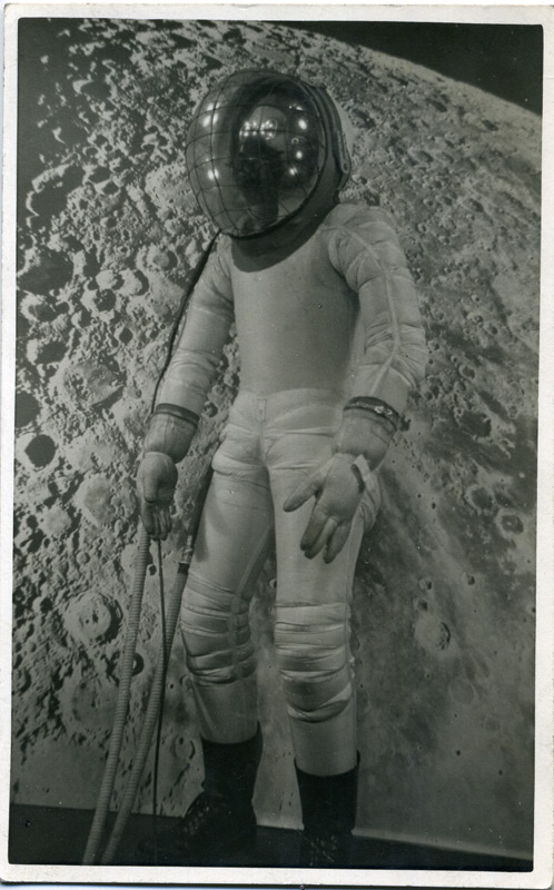 Engineer Ian Wright modelling a Frankenstein and Sons 'full pressure suit' Image courtesy of P. Frankenstein and Sons Ltd