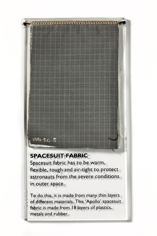 Sample of Apollo Space Suit Fabric made by ILC Industries Incorporated, 1965-72<br /> © Museum of Science and Industry, Manchester / SSPL. Creative Commons BY-NC-SA