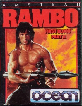 Rambo: First Blood Part II computer game cover 