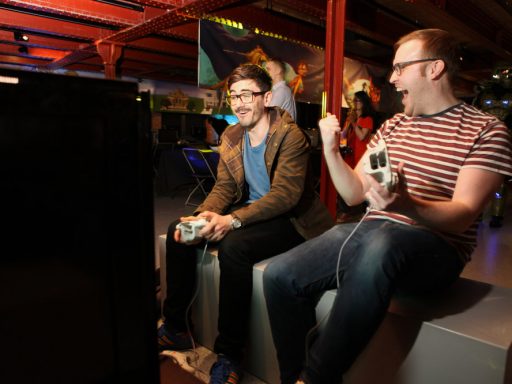 Some Gen Y gamers at Power UP