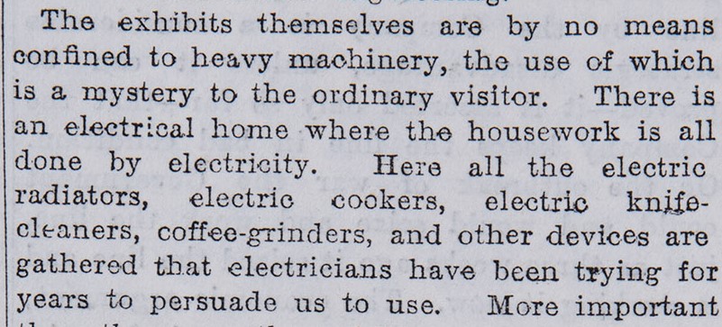 Excerpt from the Manchester Guardian's preview report on the exhibition from 3 October 1908, courtesy of Manchester Archives and Local Studies