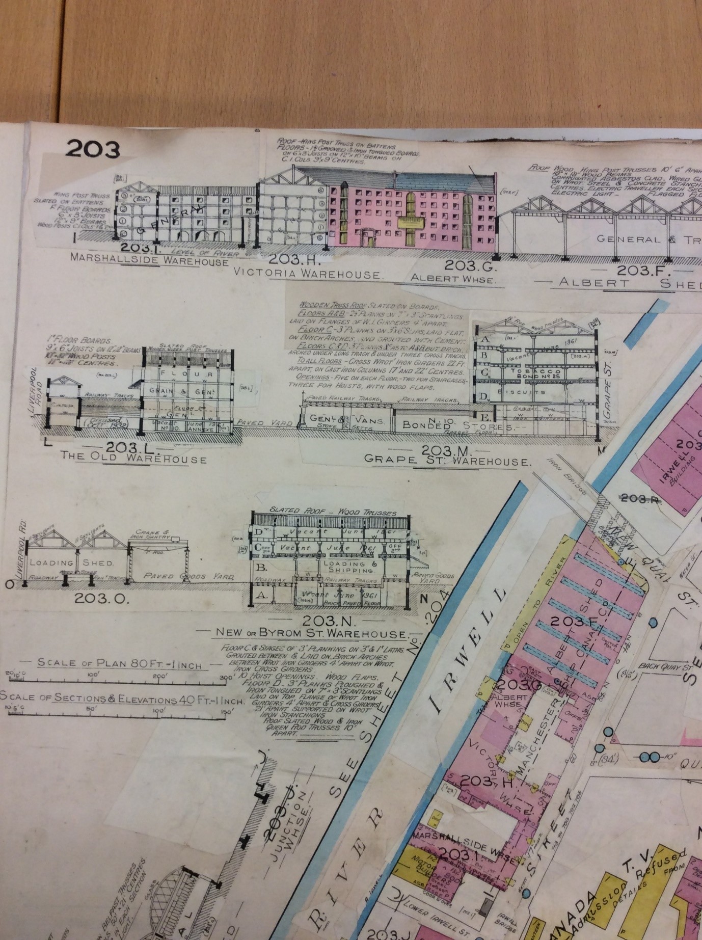 Goad’s Fire Insurance Map, illustrated in 1899 (annotated later), also in the Archive.