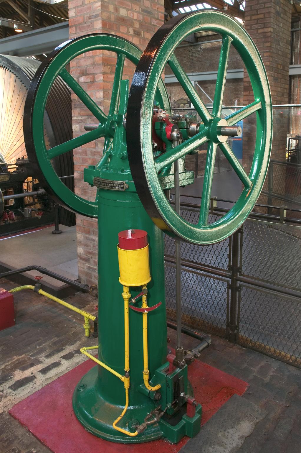A 19th century steam engine