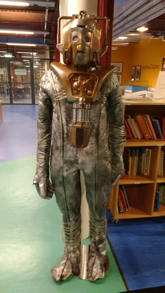 A Cyberman costume from Doctor Who