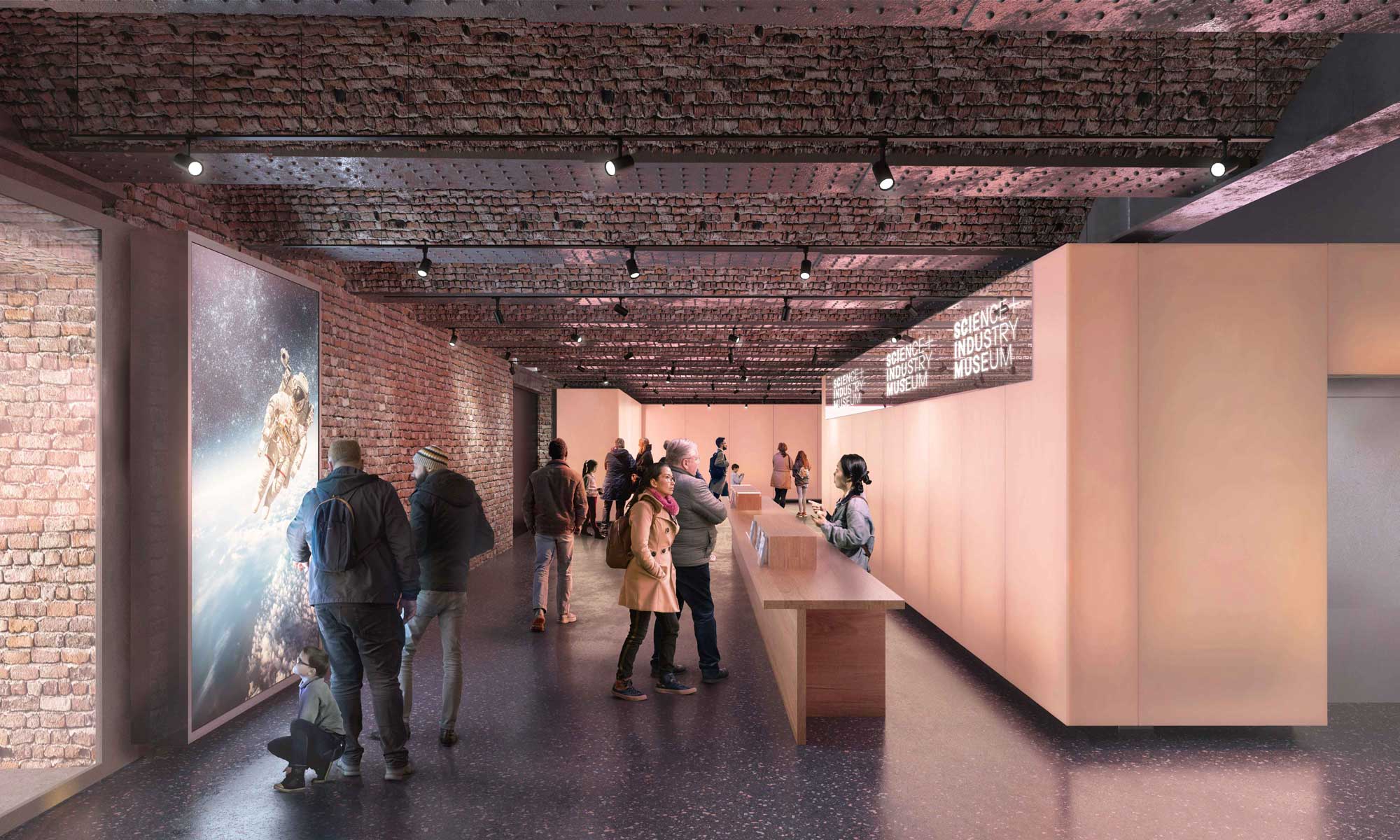 Artist impression of the interior of the new Special Exhibition Gallery