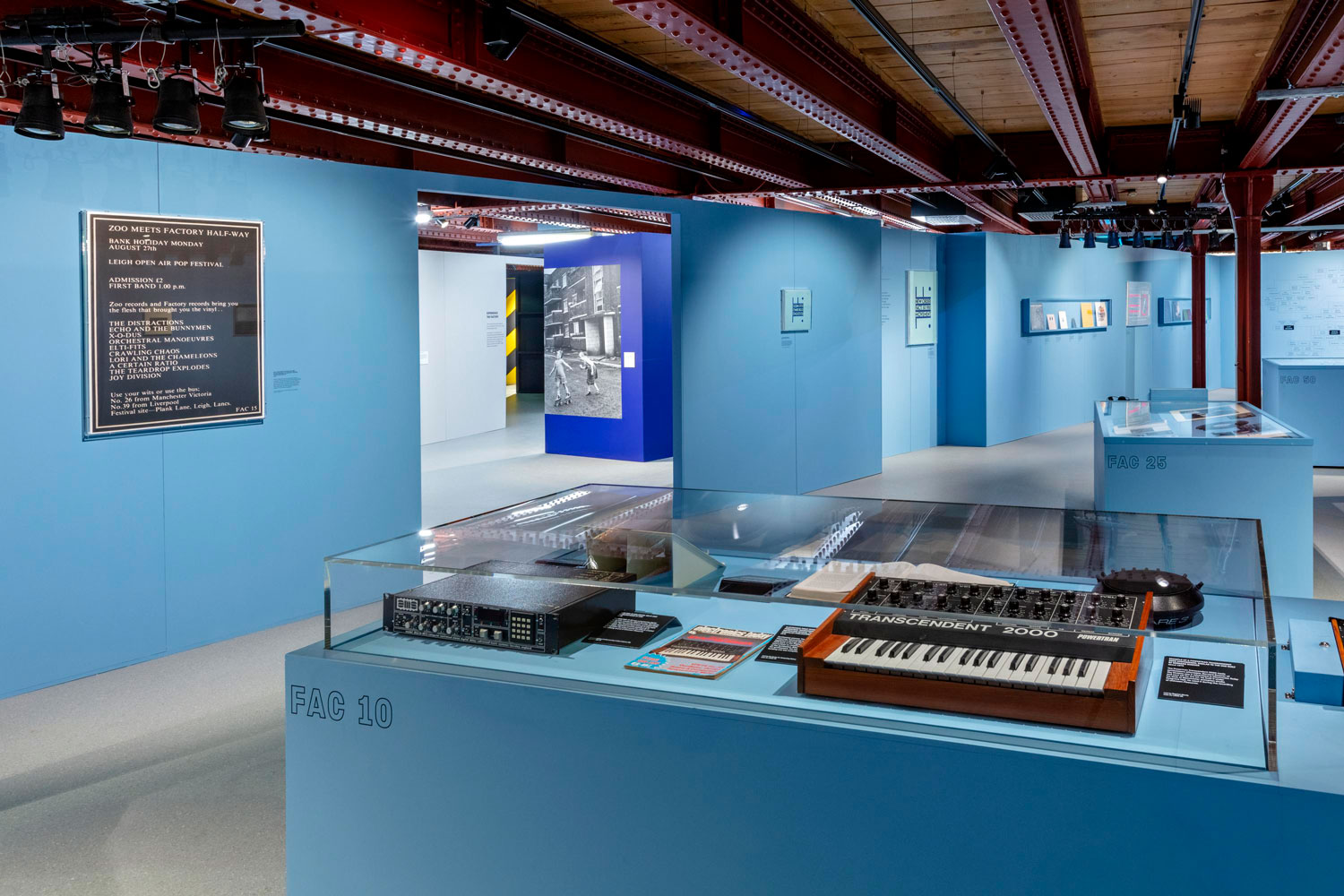 A view of some of the innovative technology used by Martin Hannett and Joy Division on display in Use Hearing Protection