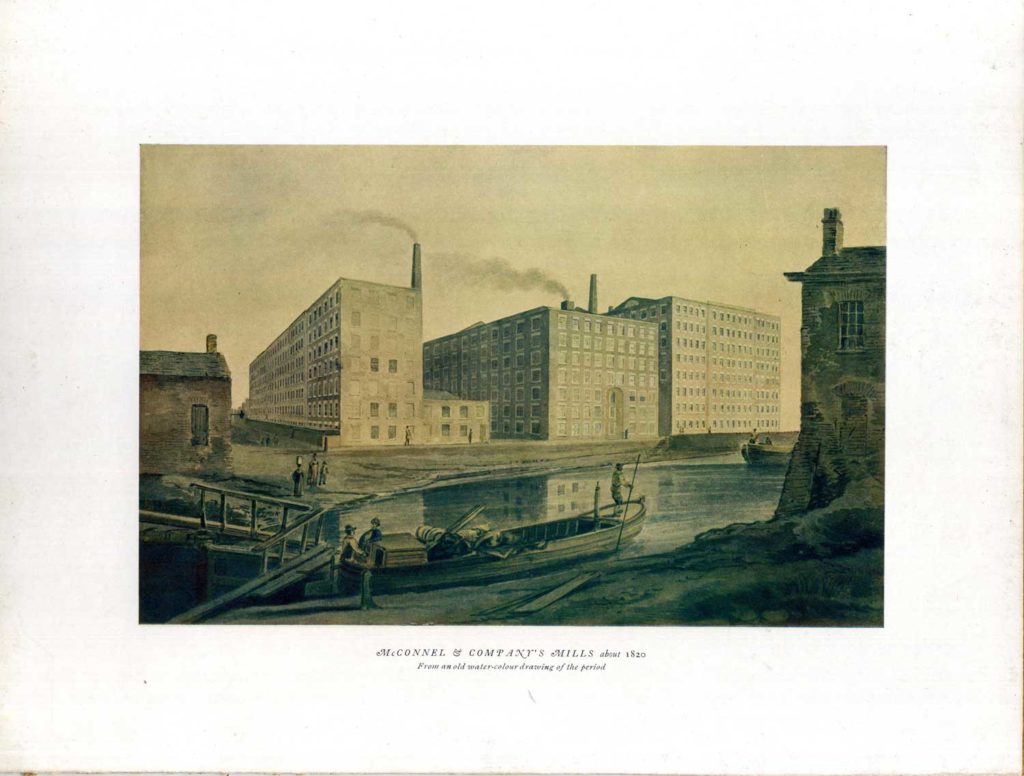 Print of McConnel & Company's Mills