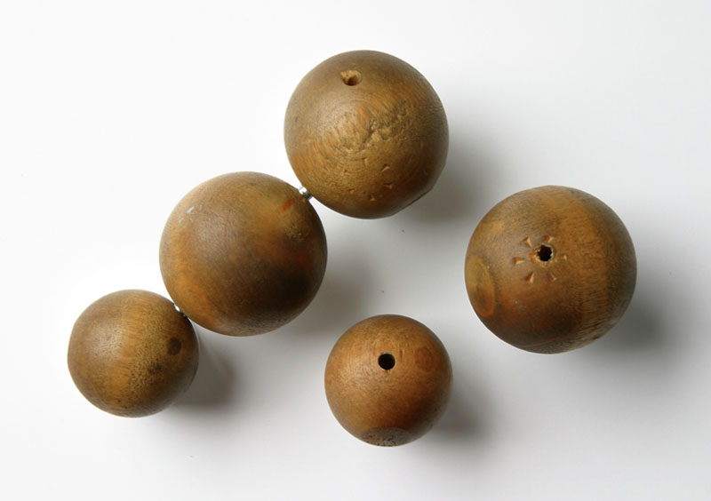Wooden model used by John Dalton for demonstrating his atomic theory, made for him by his engineer friend Peter Ewart in Manchester in about 1810. © The Board of Trustees of the Science Museum 