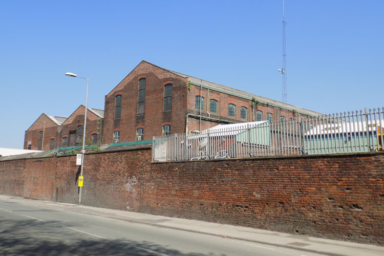 The former Beyer, Peacock and Co. works in Gorton 