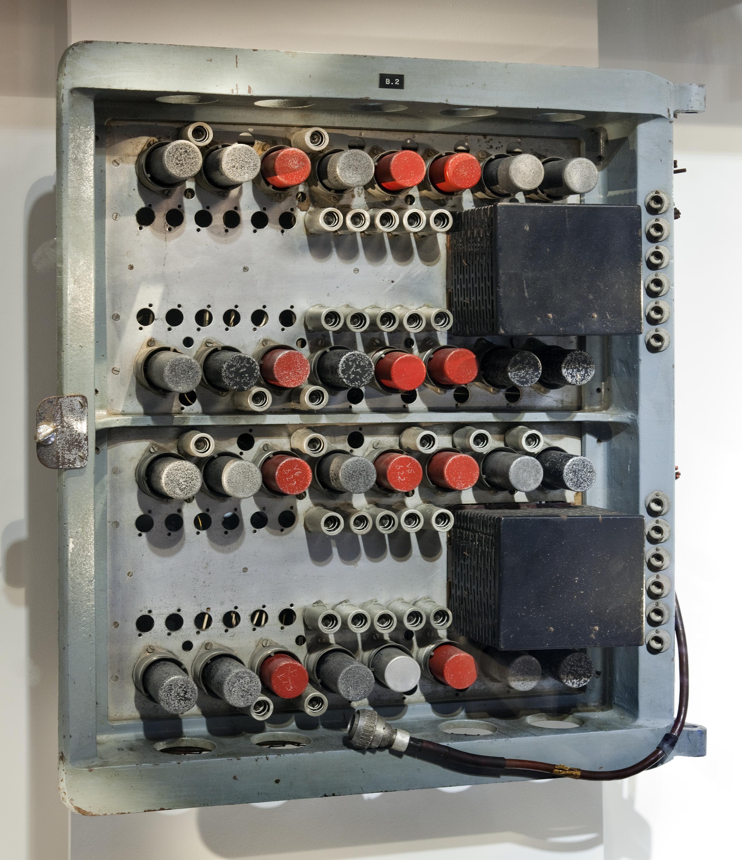 Logic door from Ferranti Mark I valve computer, c.1951 