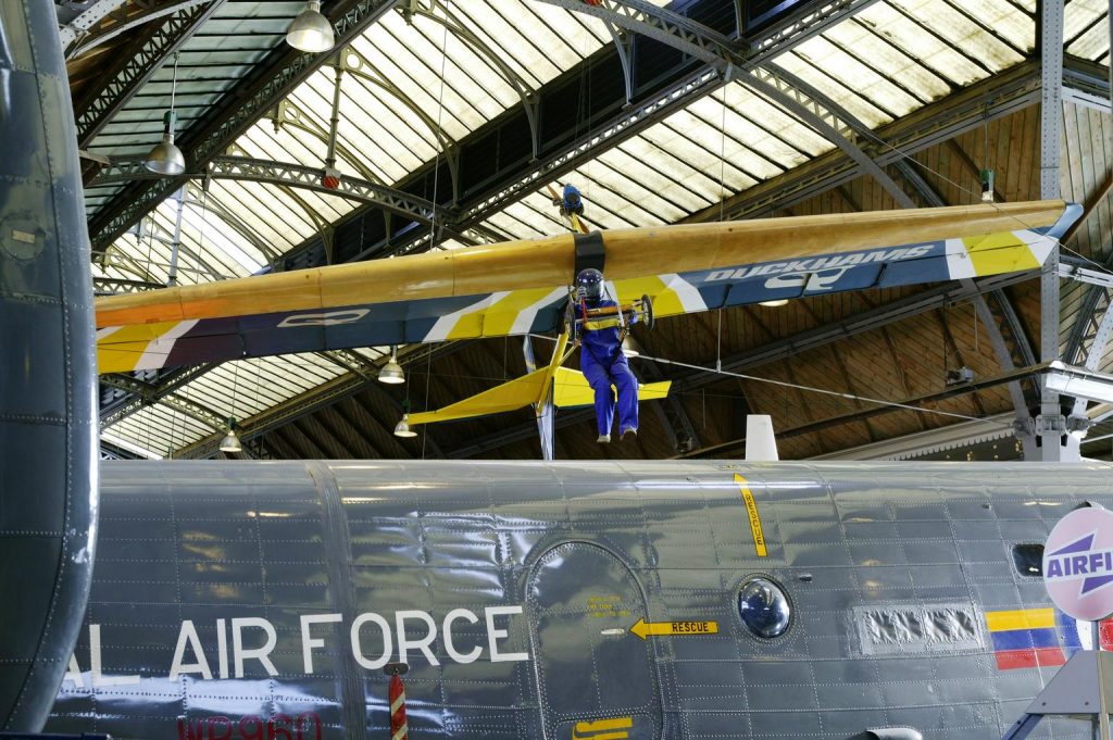 Volmer VJ 23E Powered Hang-glider © Museum of Science and Industry, Manchester / SSPL. Creative Commons BY-NC-SA