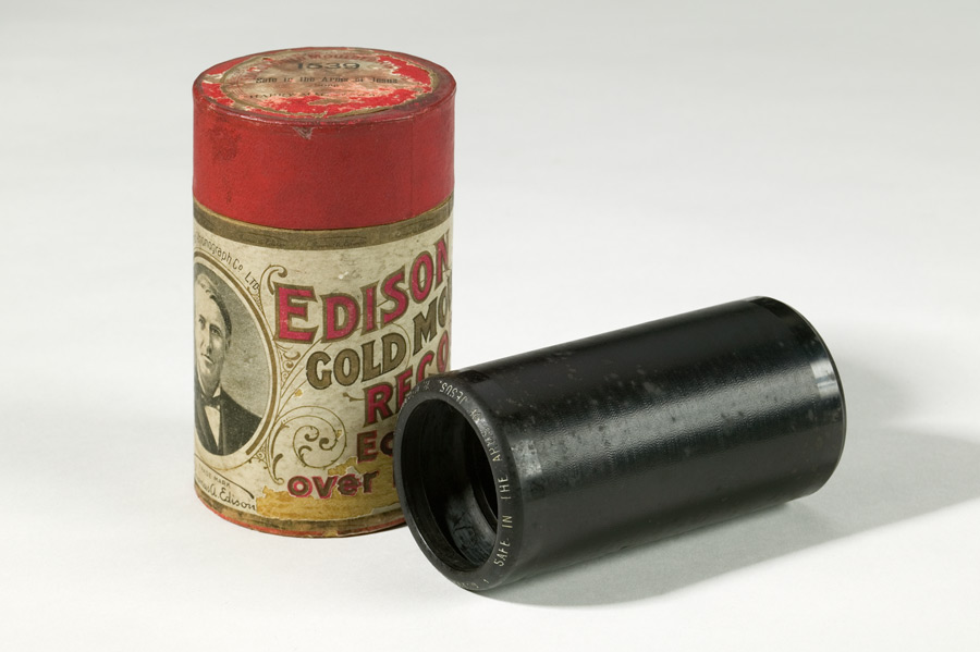 Wax phonograph cylinder 