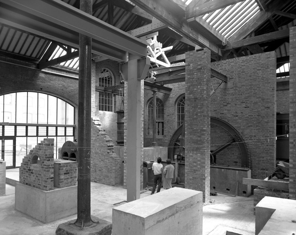 Power Hall progress shots from 1982-1983. Science Museum Group.