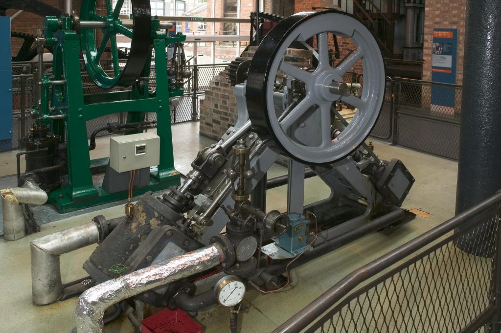 A 19th century steam engine