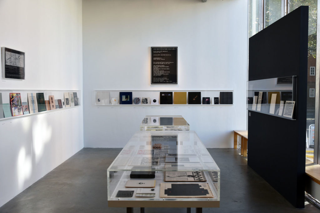 The main exhibition space of Use Hearing Protection FAC 1 – 50 / 40 at Chelsea Space