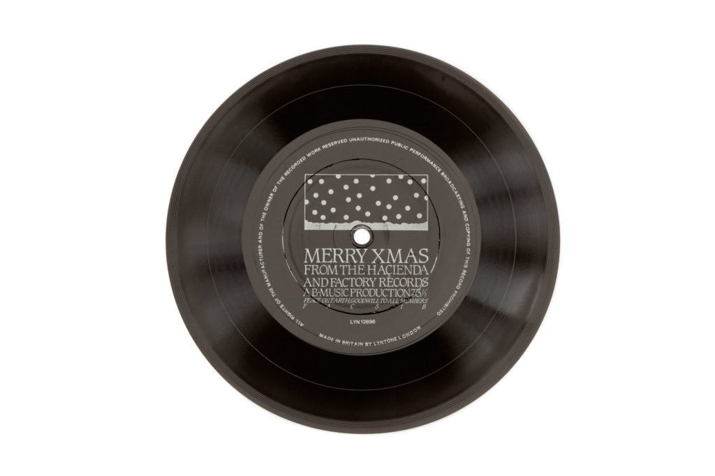 A 7 inch vinyl record