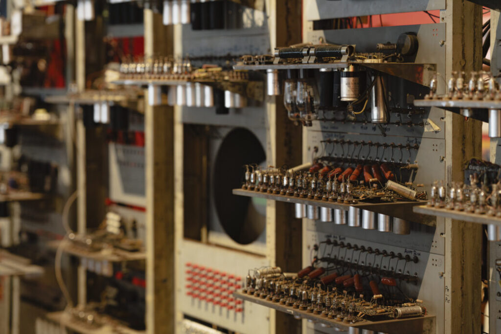 A replica of an early computer